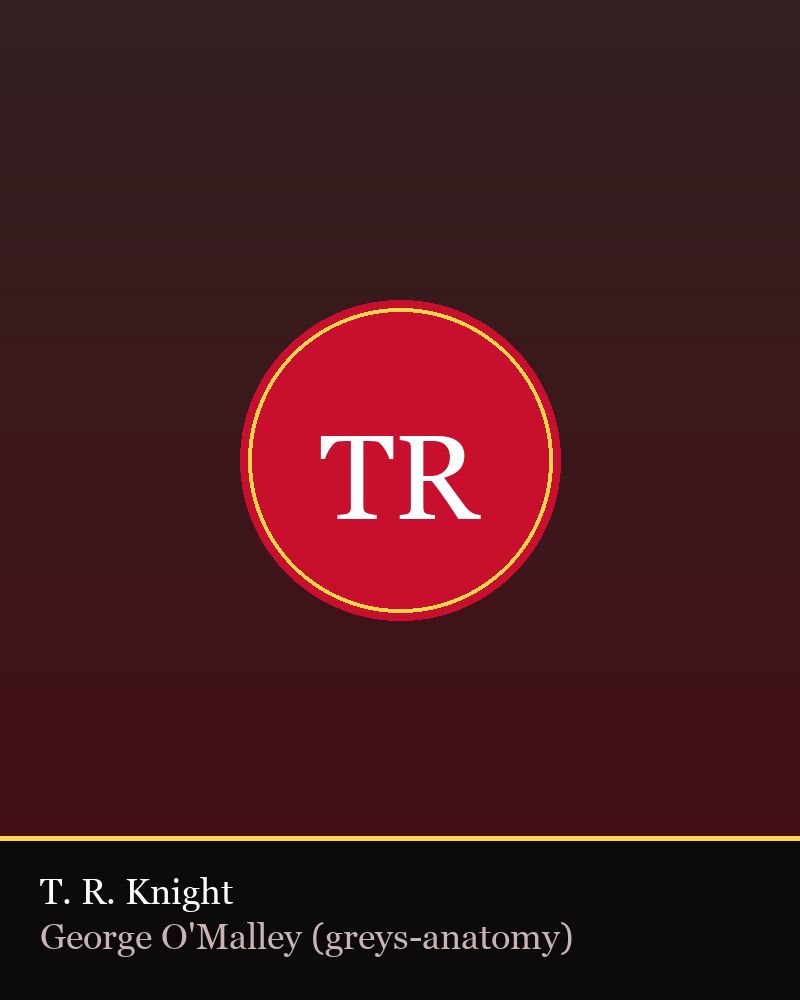 T. R. Knight — TV Flash editorial portrait