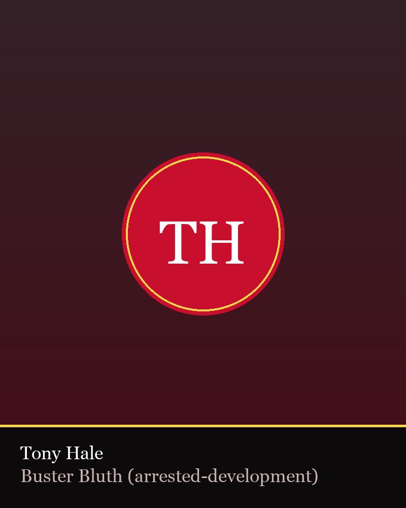Tony Hale — TV Flash editorial portrait