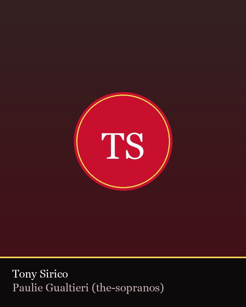 Tony Sirico — TV Flash editorial portrait