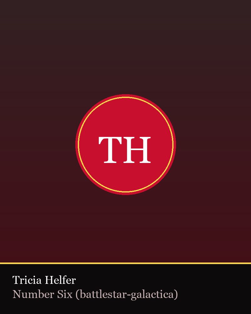 Tricia Helfer — TV Flash editorial portrait