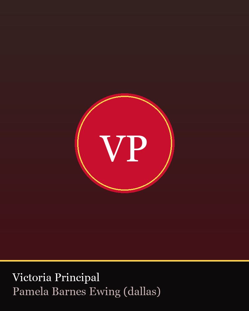 Victoria Principal — TV Flash editorial portrait