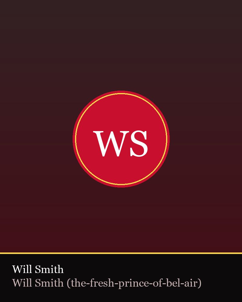 Will Smith — TV Flash editorial portrait