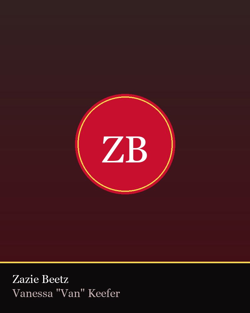 Zazie Beetz — TV Flash editorial portrait