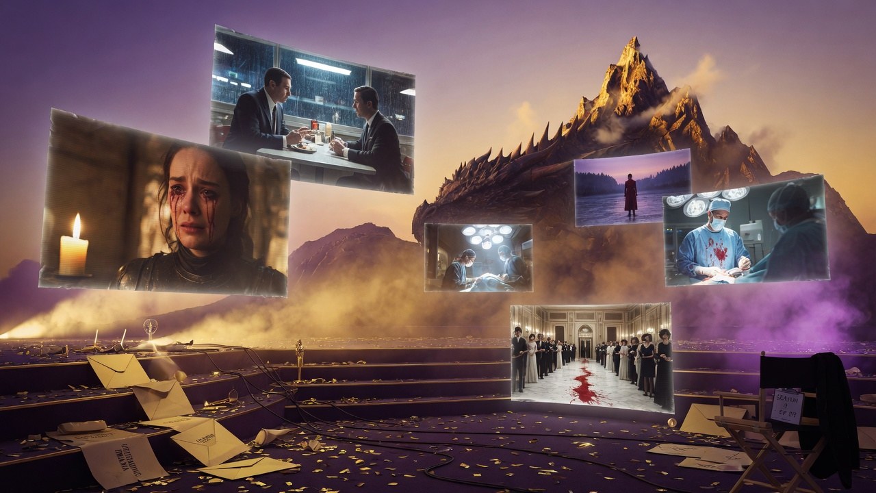 Peak TV Arms Race — cultural era collage