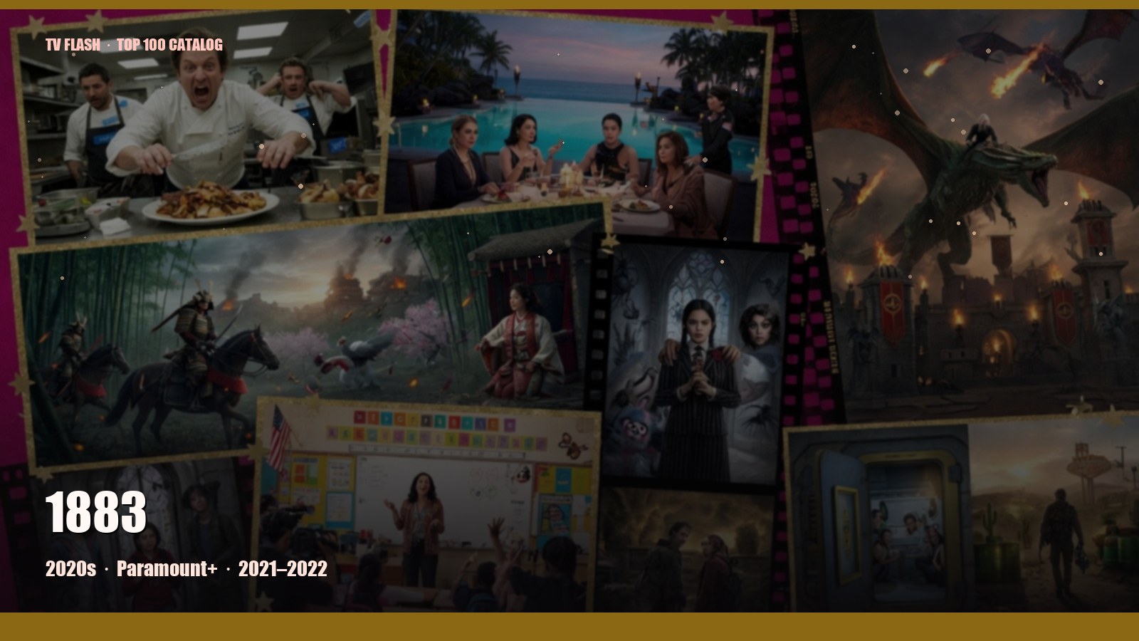 1883 — editorial still collage for TV Flash