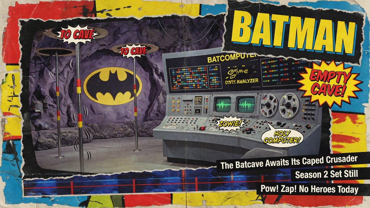 Batman — editorial still collage for TV Flash