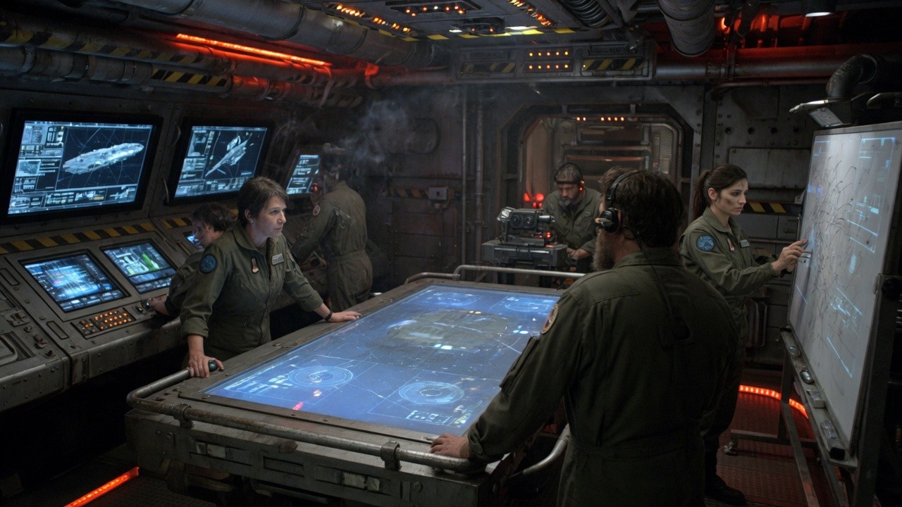 Battlestar Galactica — editorial still collage for TV Flash