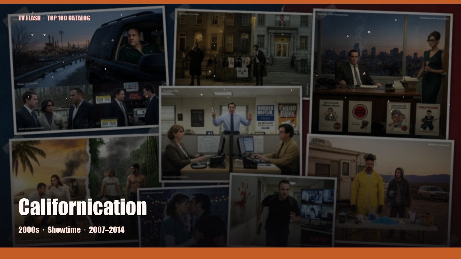 Californication — editorial still collage for TV Flash