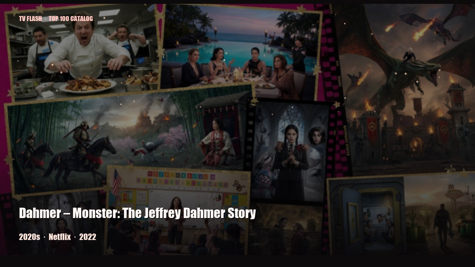Dahmer – Monster: The Jeffrey Dahmer Story — editorial still collage for TV Flash