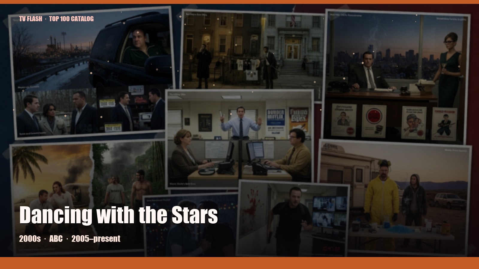Dancing with the Stars — editorial still collage for TV Flash