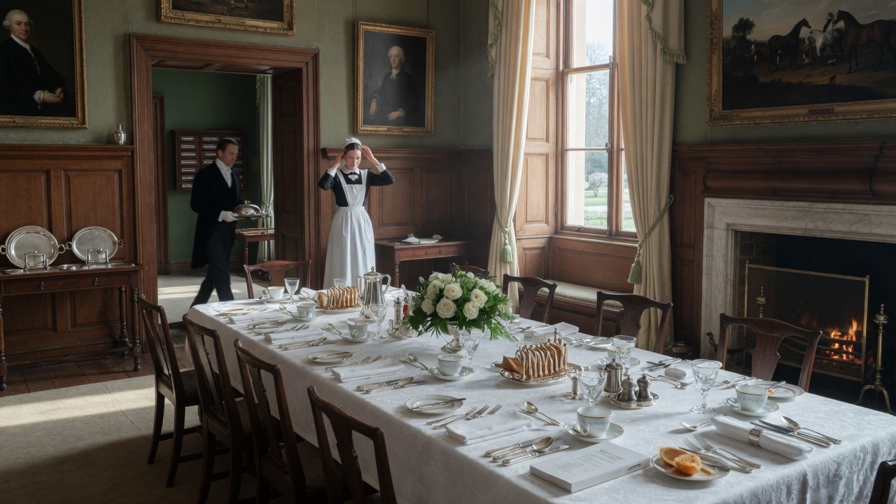 Downton Abbey — editorial still collage for TV Flash