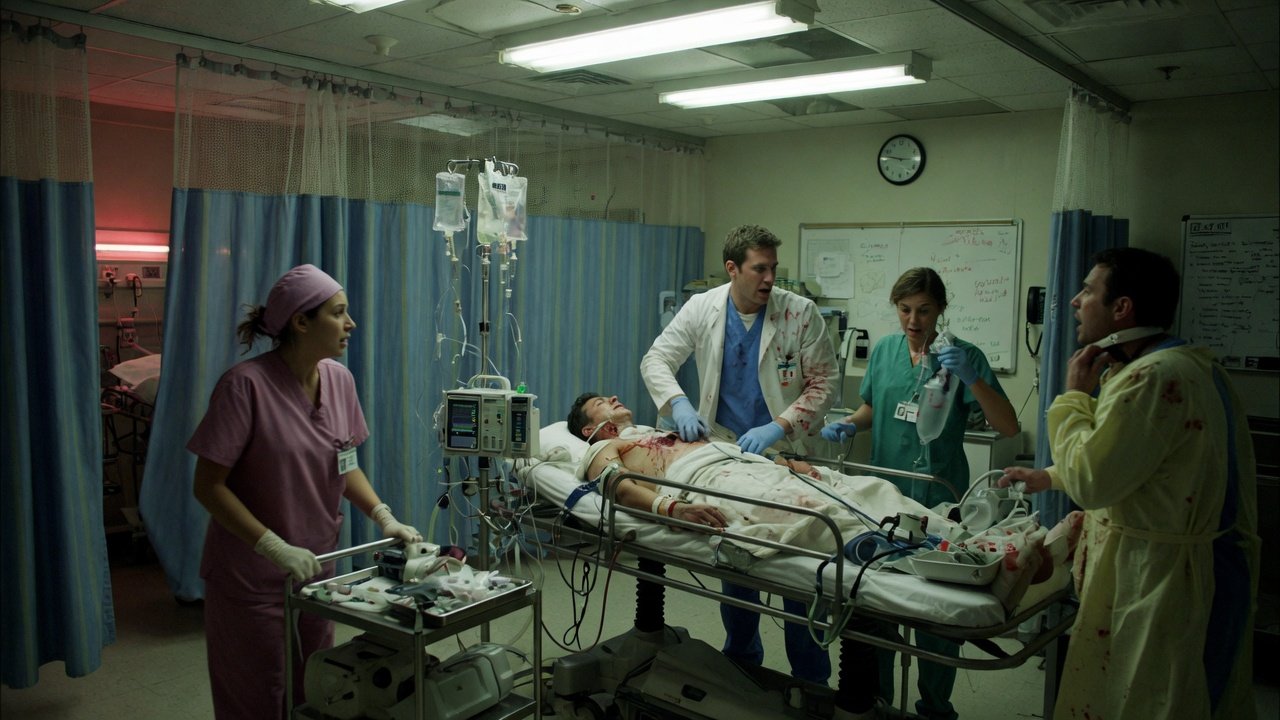 ER — editorial still collage for TV Flash
