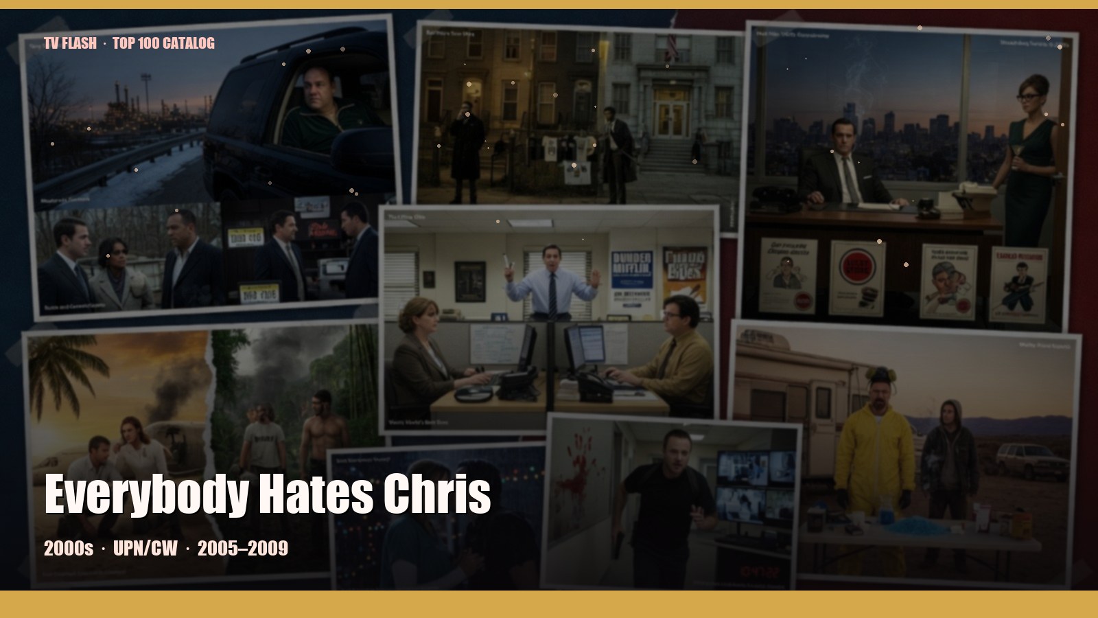 Everybody Hates Chris — editorial still collage for TV Flash