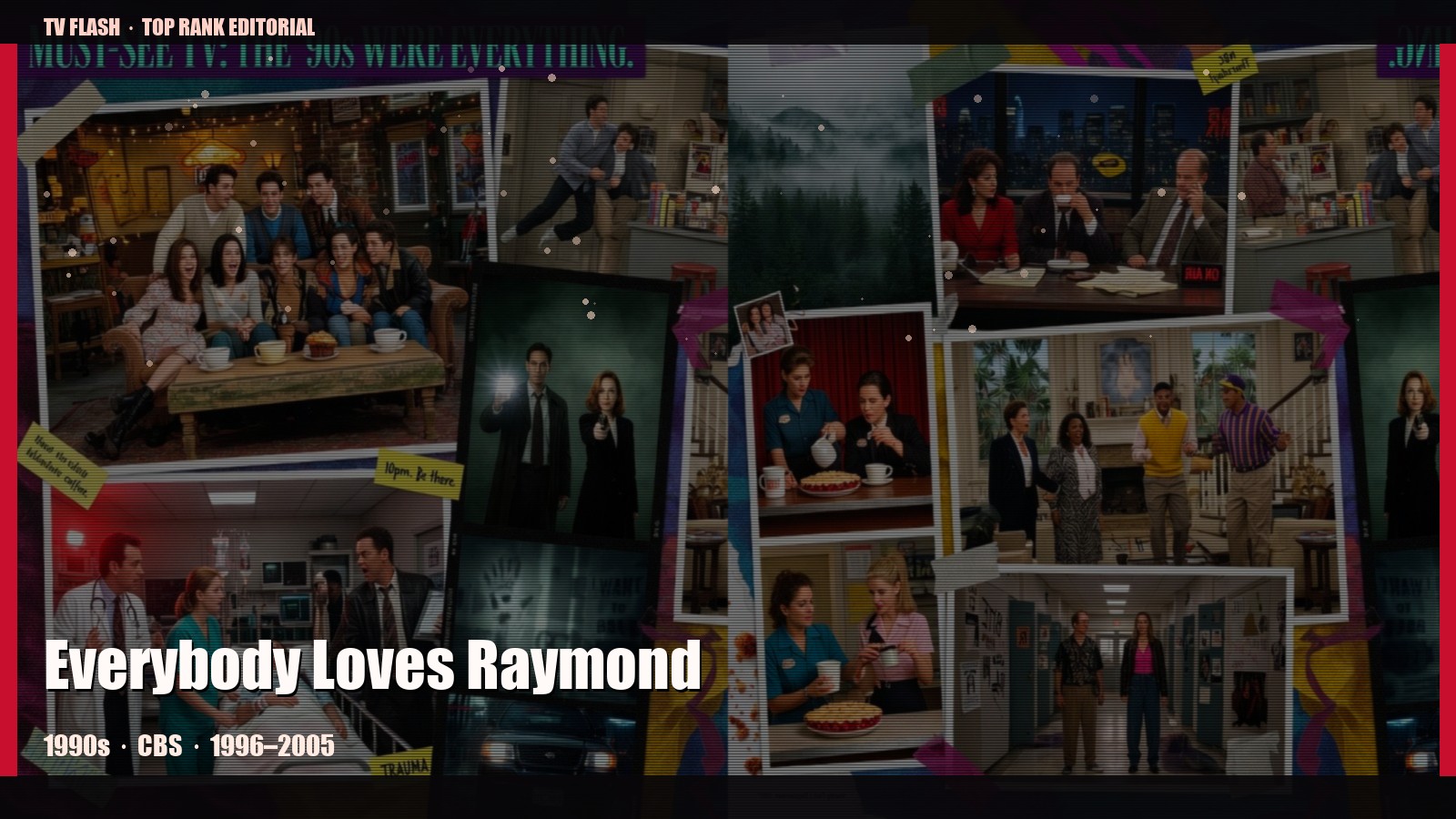 Everybody Loves Raymond — editorial still collage for TV Flash