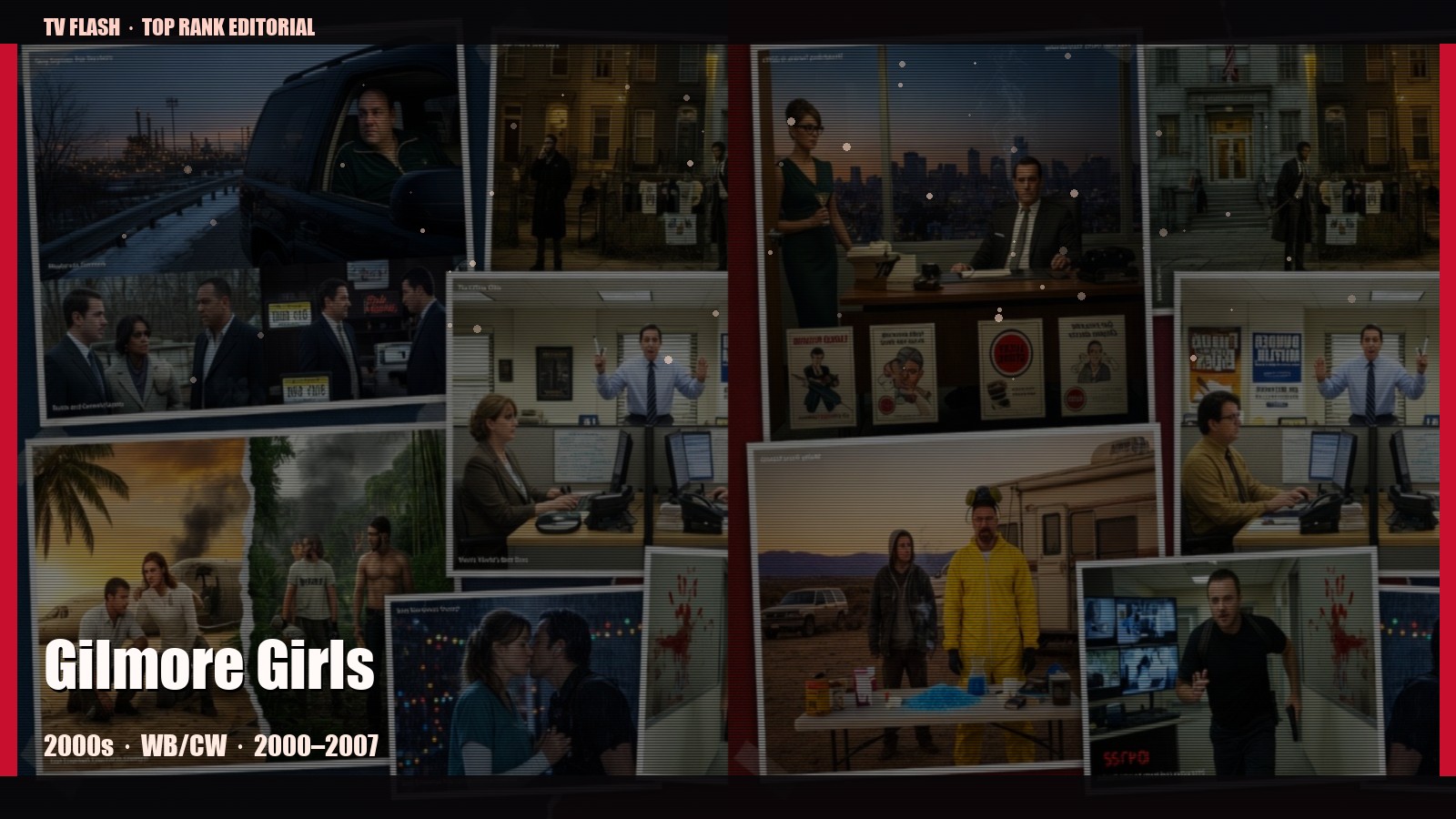 Gilmore Girls — editorial still collage for TV Flash