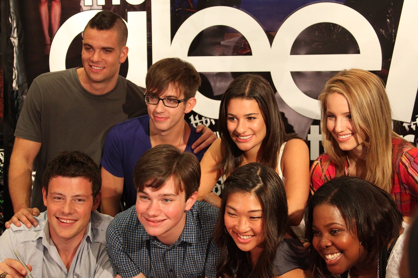 Glee — editorial still collage for TV Flash