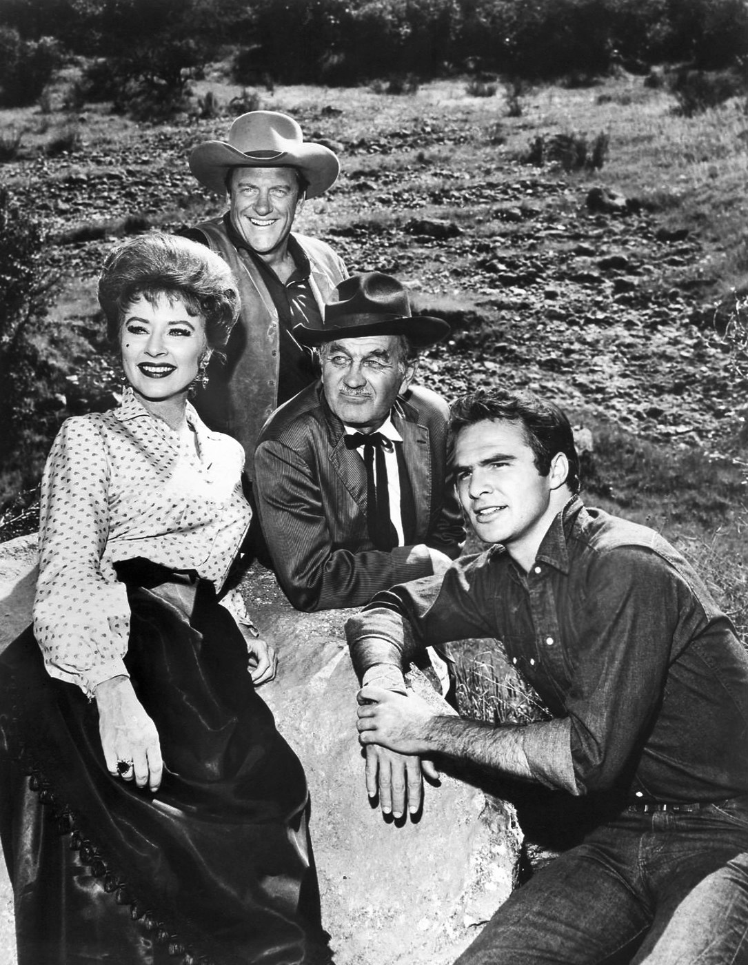 Gunsmoke — editorial still collage for TV Flash