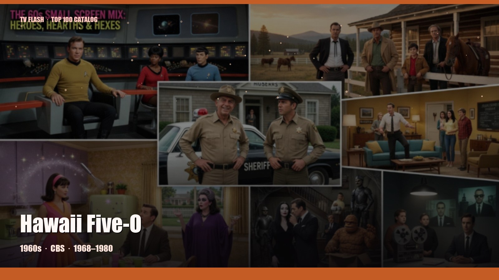 Hawaii Five-O — editorial still collage for TV Flash