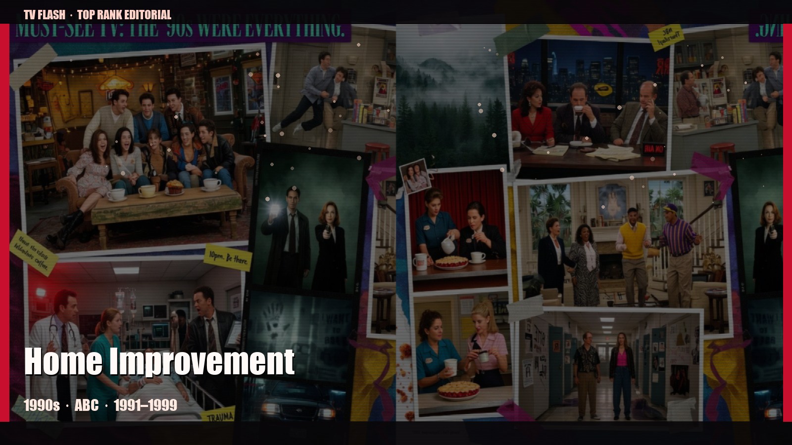 Home Improvement — editorial still collage for TV Flash