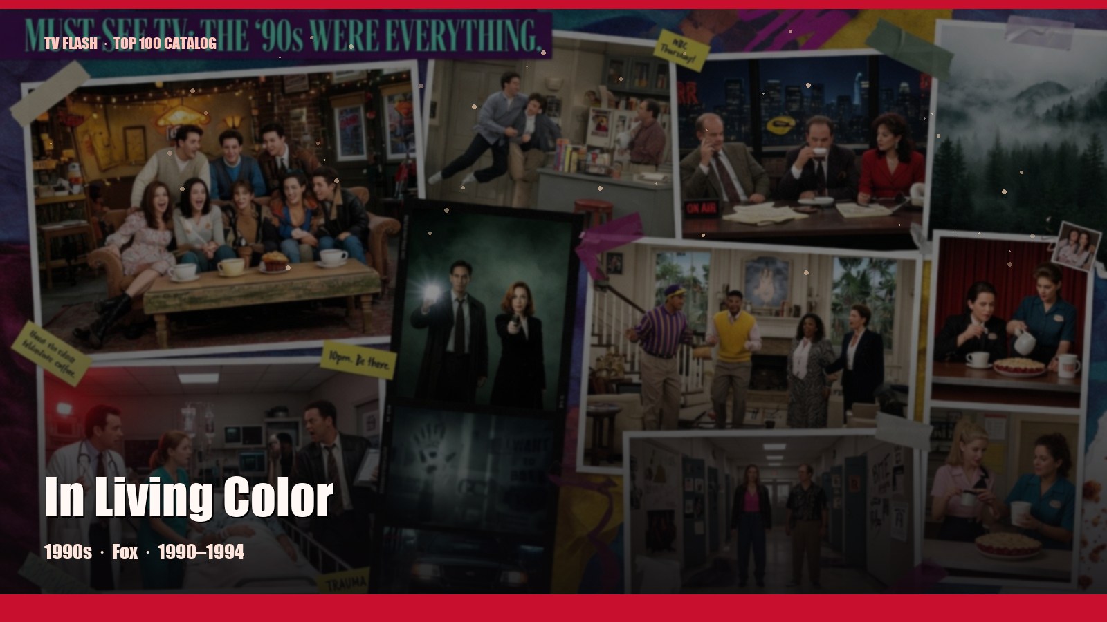 In Living Color — editorial still collage for TV Flash