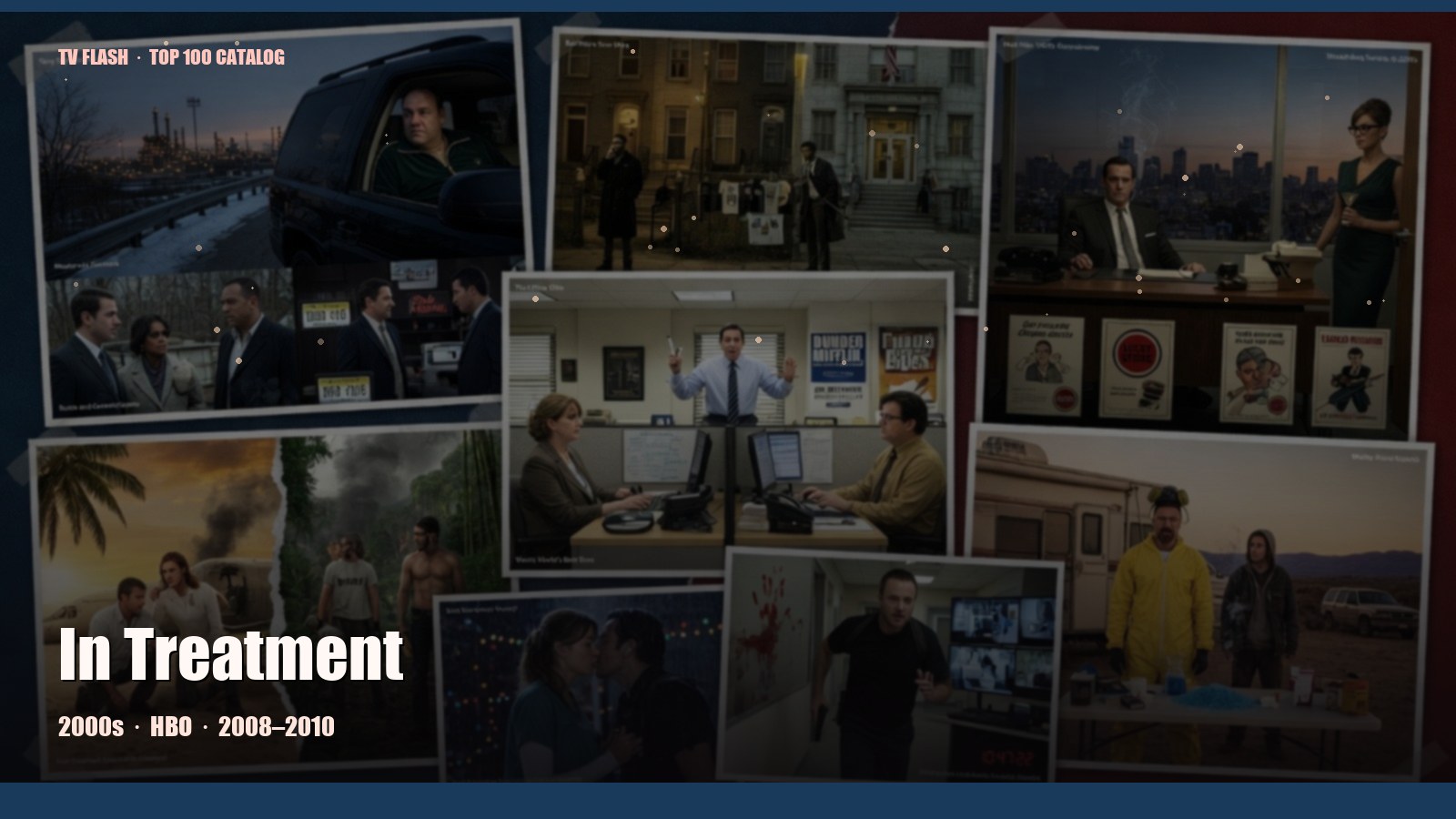 In Treatment — editorial still collage for TV Flash