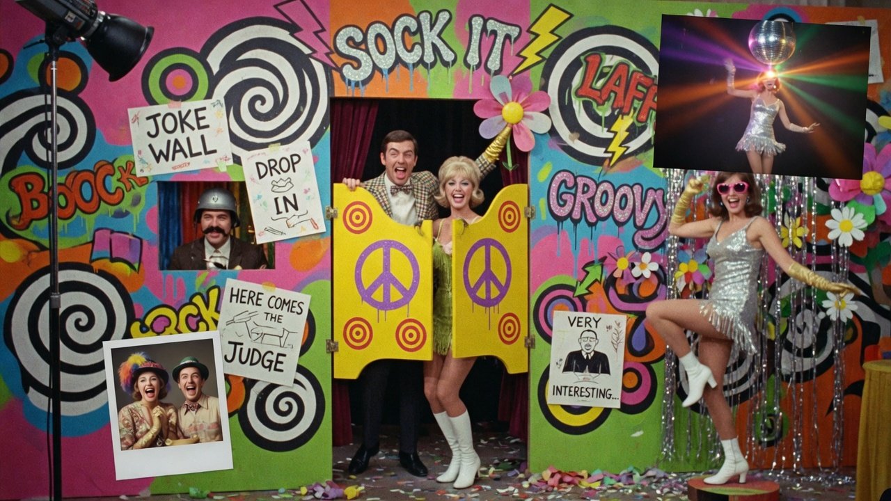 Rowan & Martin's Laugh-In — editorial still collage for TV Flash