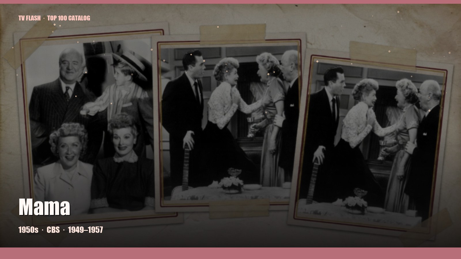 Mama — editorial still collage for TV Flash