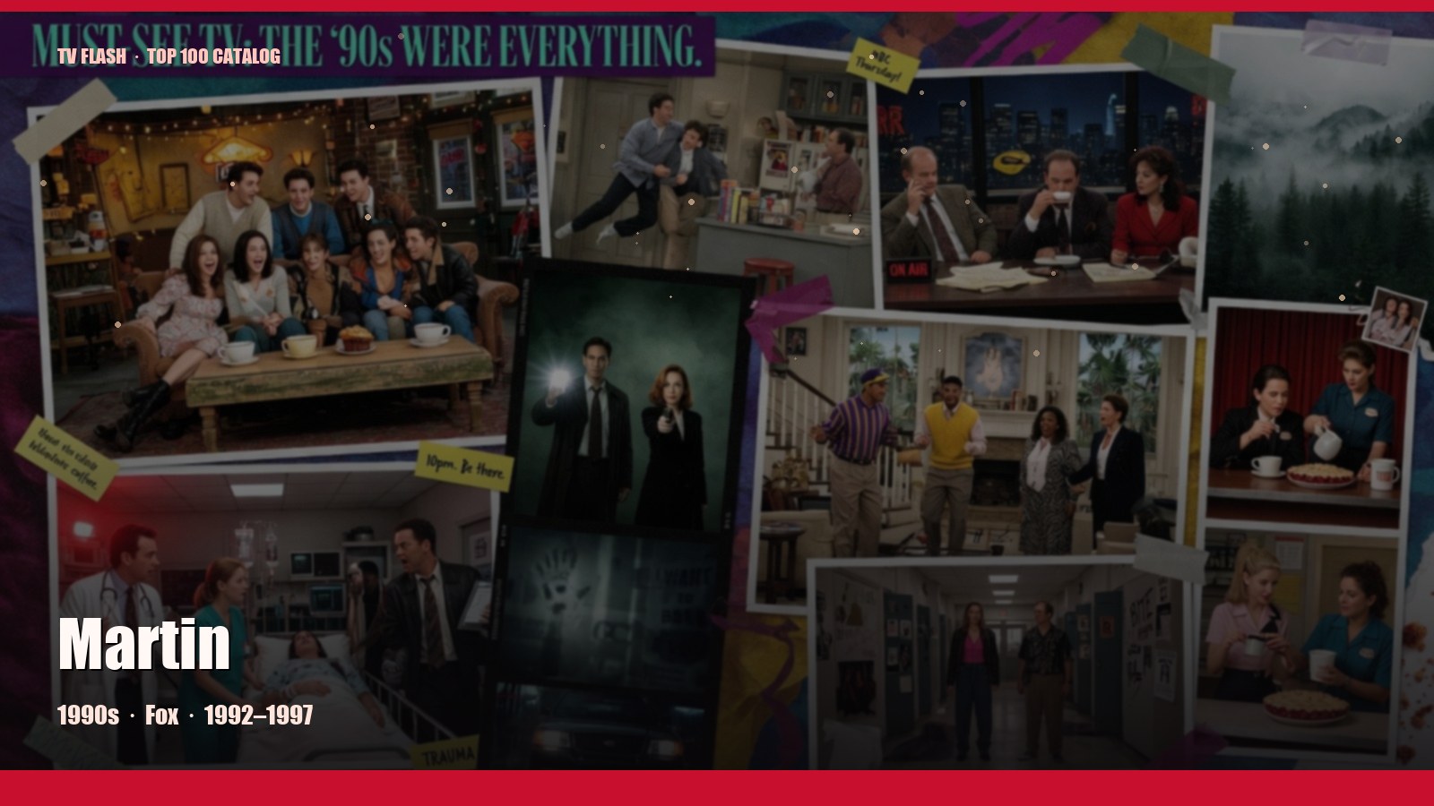 Martin — editorial still collage for TV Flash