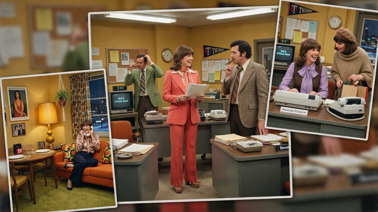 The Mary Tyler Moore Show — editorial still collage for TV Flash