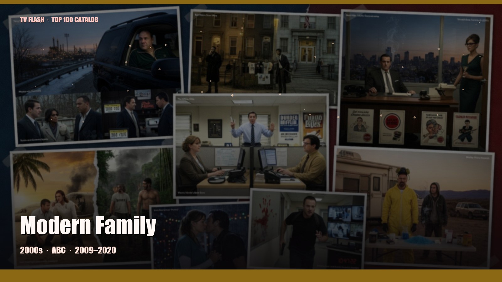 Modern Family — editorial still collage for TV Flash