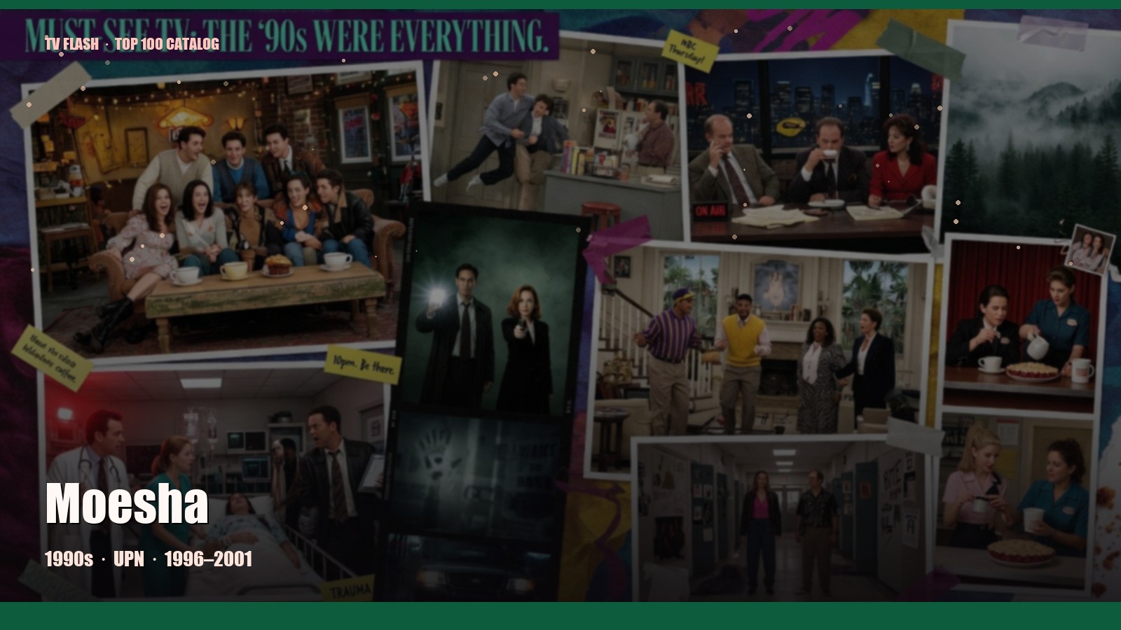 Moesha — editorial still collage for TV Flash