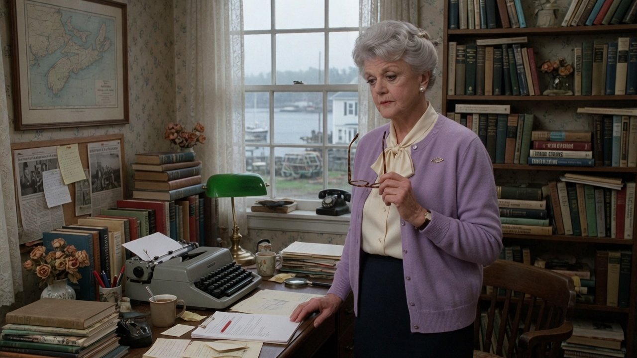 Murder, She Wrote — editorial still collage for TV Flash
