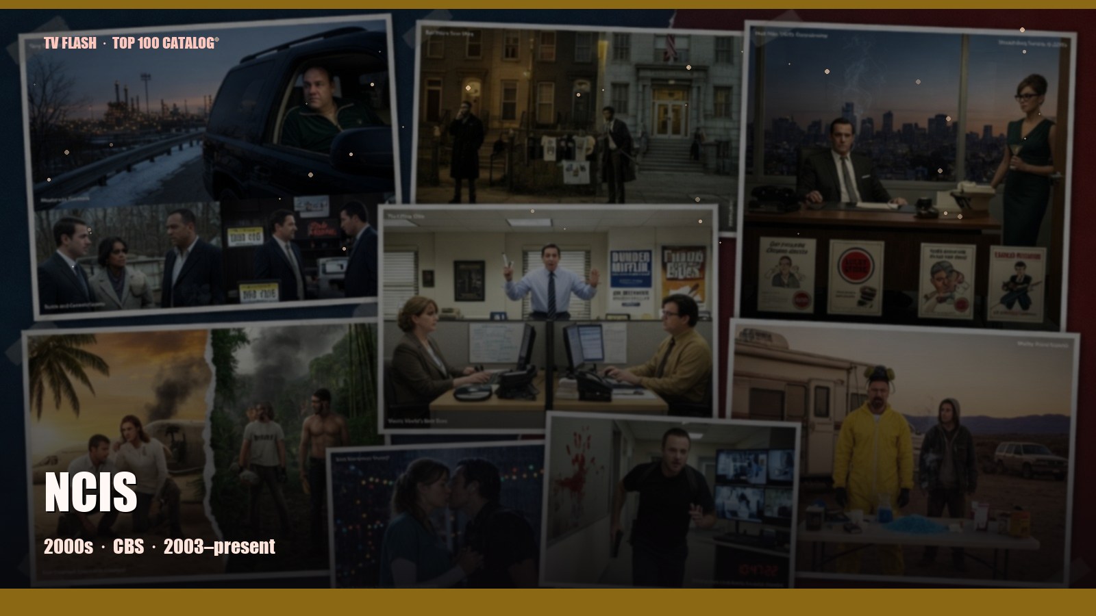 NCIS — editorial still collage for TV Flash