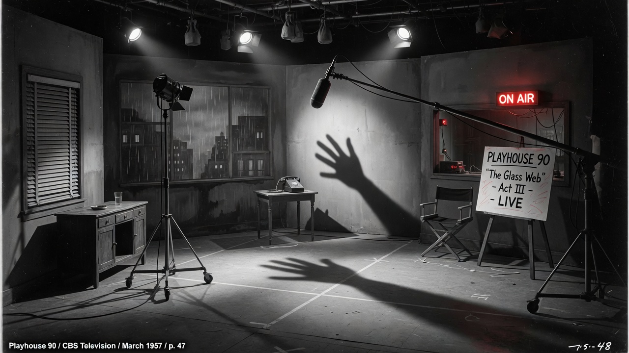 Playhouse 90 — editorial still collage for TV Flash