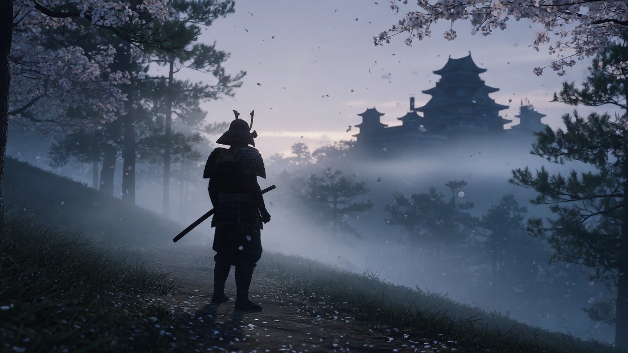 Shōgun — editorial still collage for TV Flash