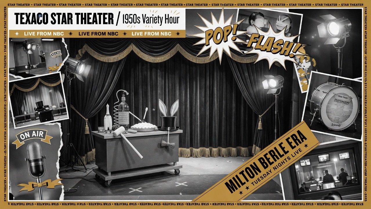 Texaco Star Theater — editorial still collage for TV Flash
