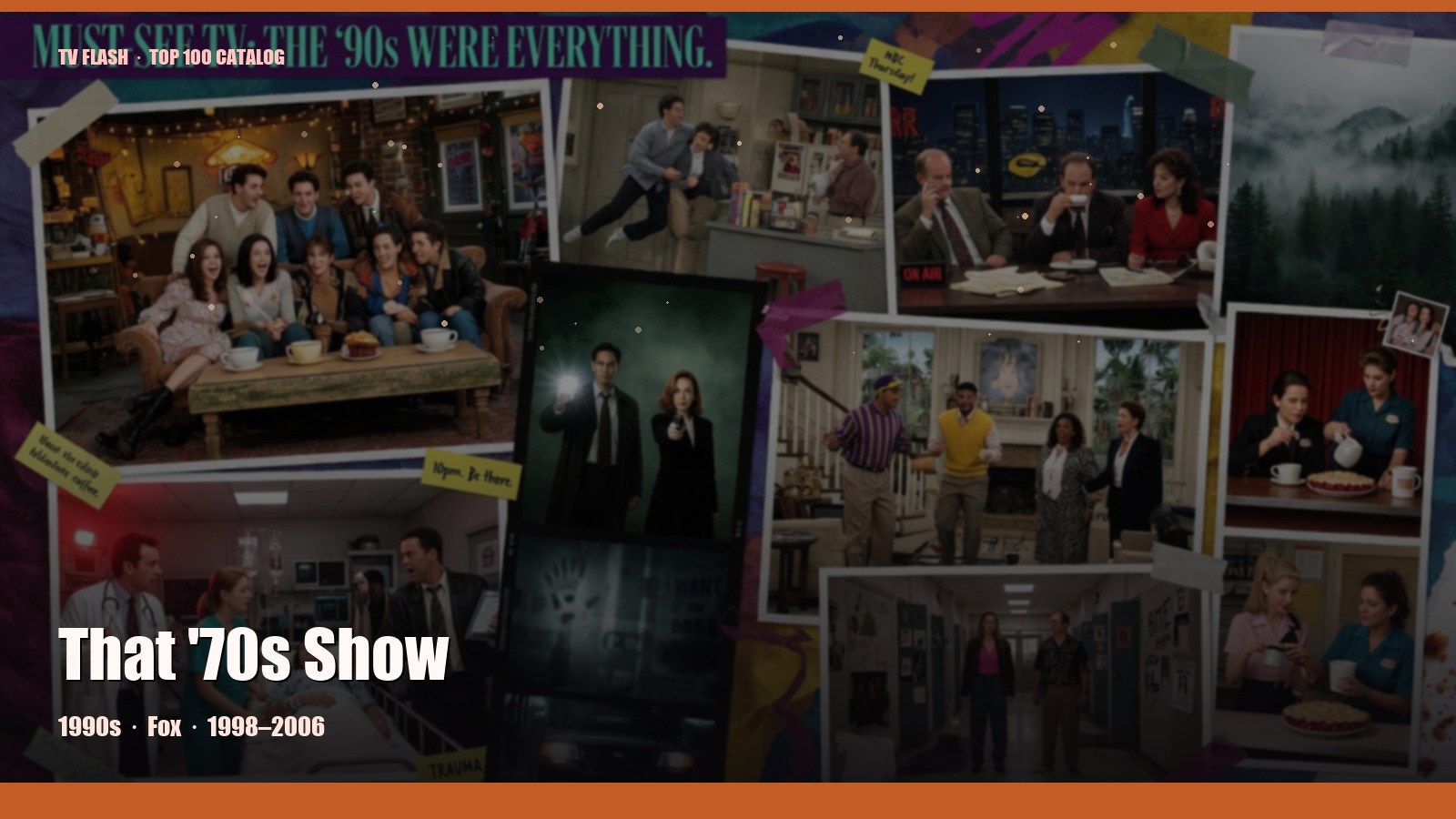 That '70s Show — editorial still collage for TV Flash