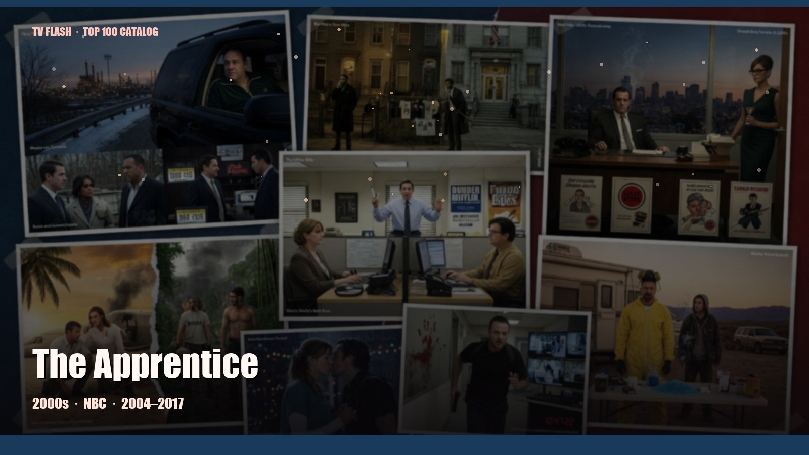 The Apprentice — editorial still collage for TV Flash