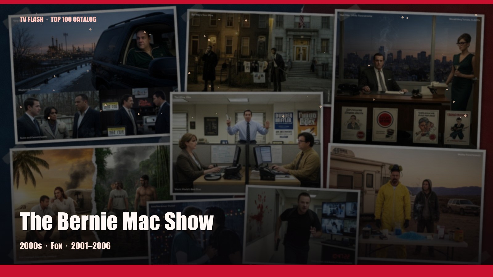 The Bernie Mac Show — editorial still collage for TV Flash