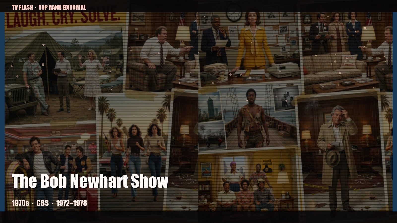 The Bob Newhart Show — editorial still collage for TV Flash