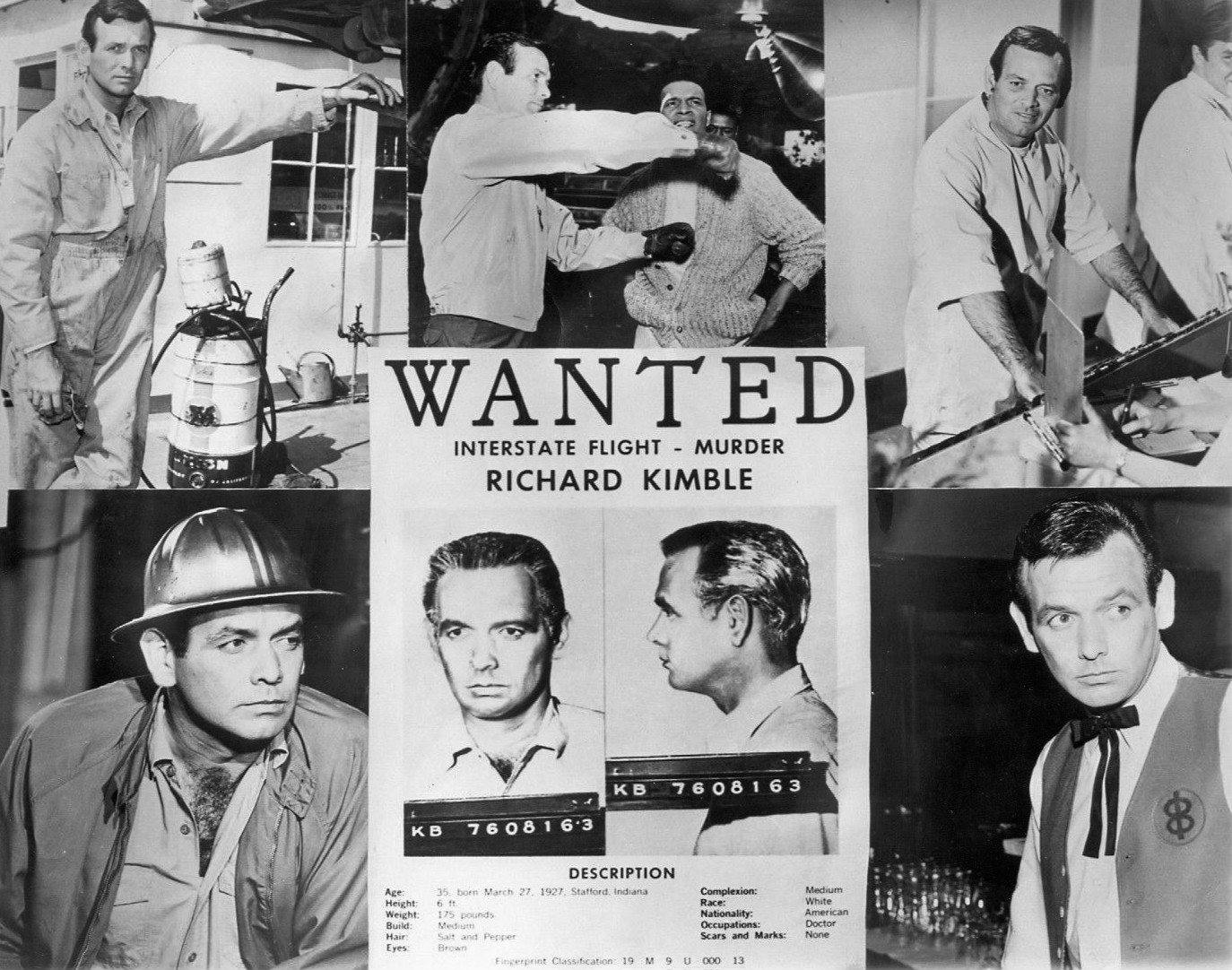The Fugitive — editorial still collage for TV Flash