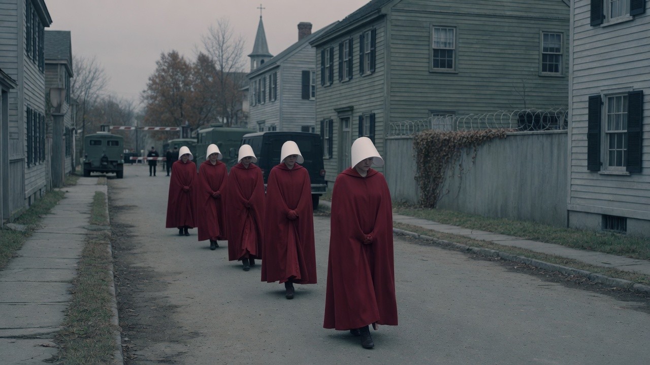 The Handmaid's Tale — editorial still collage for TV Flash