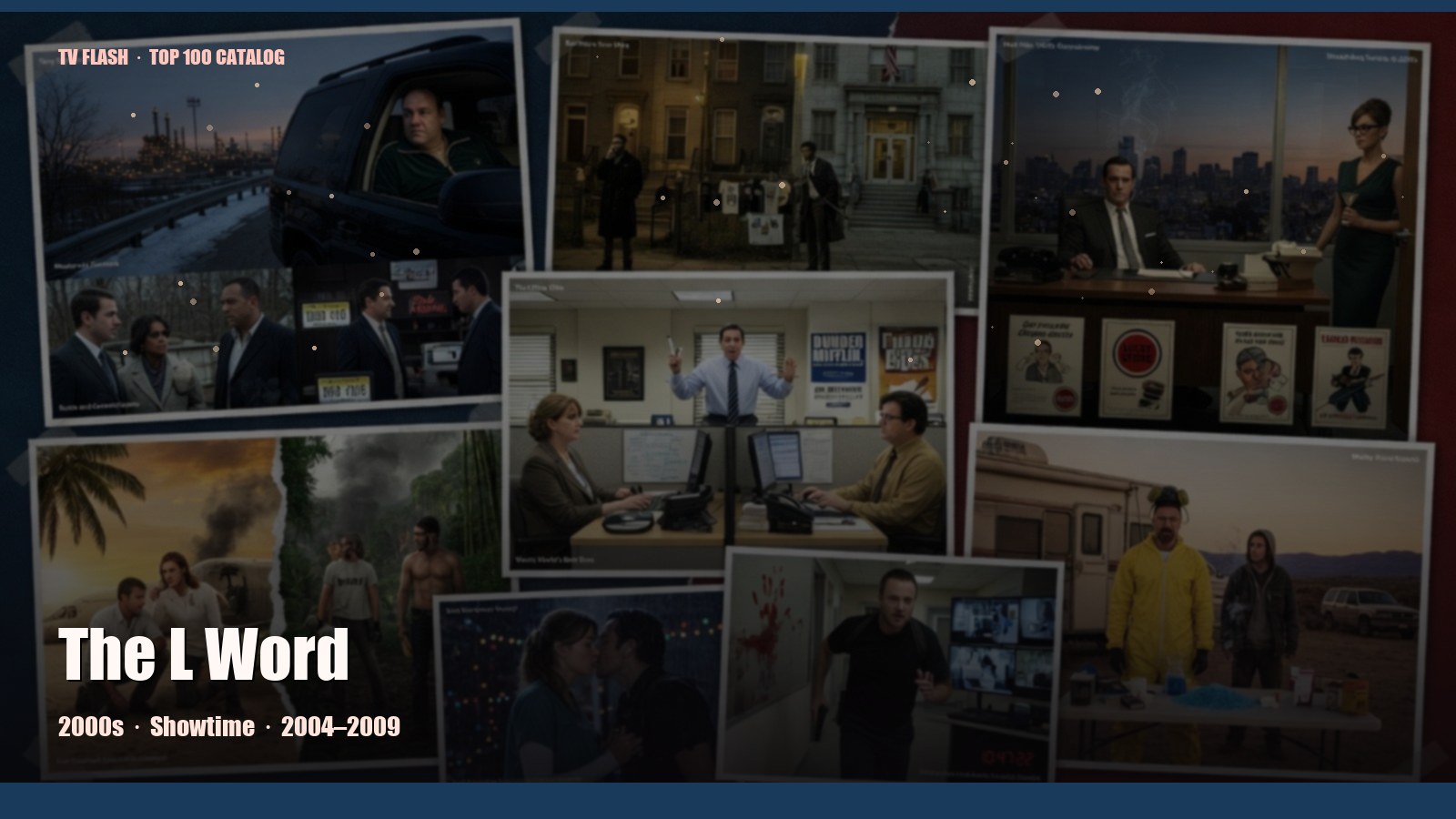 The L Word — editorial still collage for TV Flash