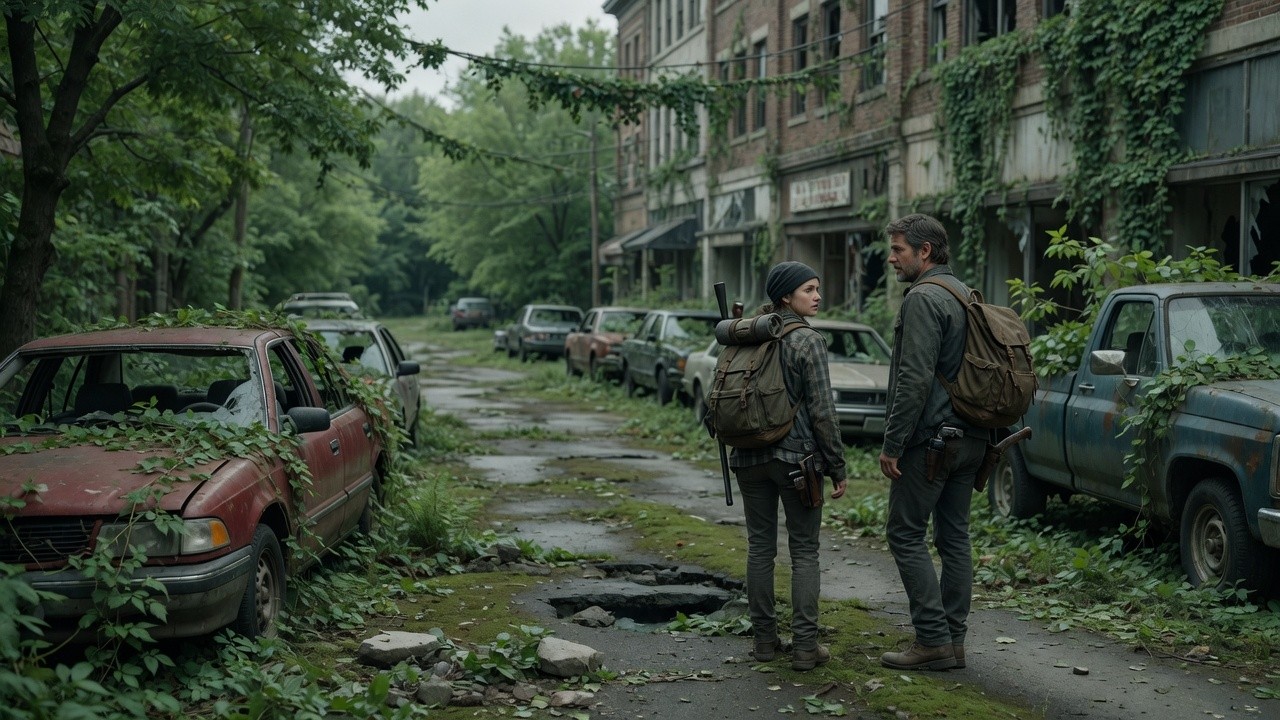 The Last of Us — editorial still collage for TV Flash