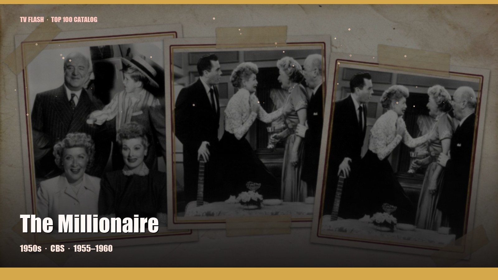 The Millionaire — editorial still collage for TV Flash