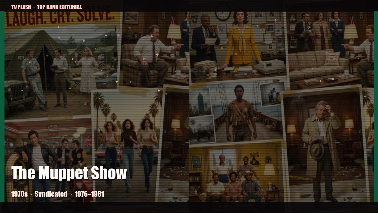 The Muppet Show — editorial still collage for TV Flash