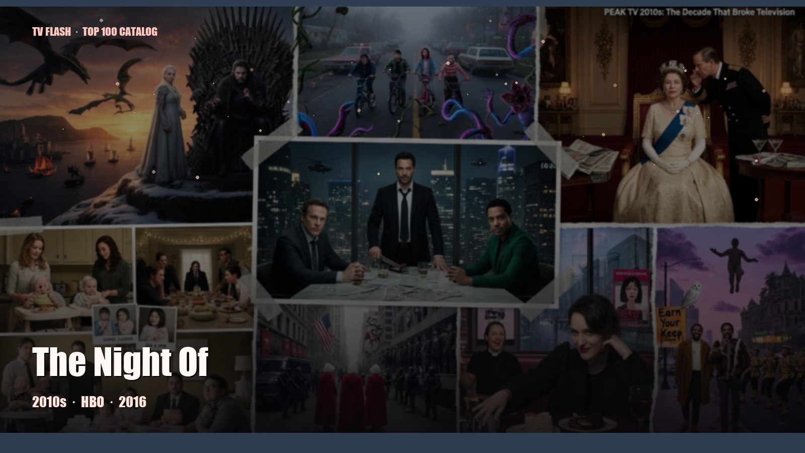 The Night Of — editorial still collage for TV Flash