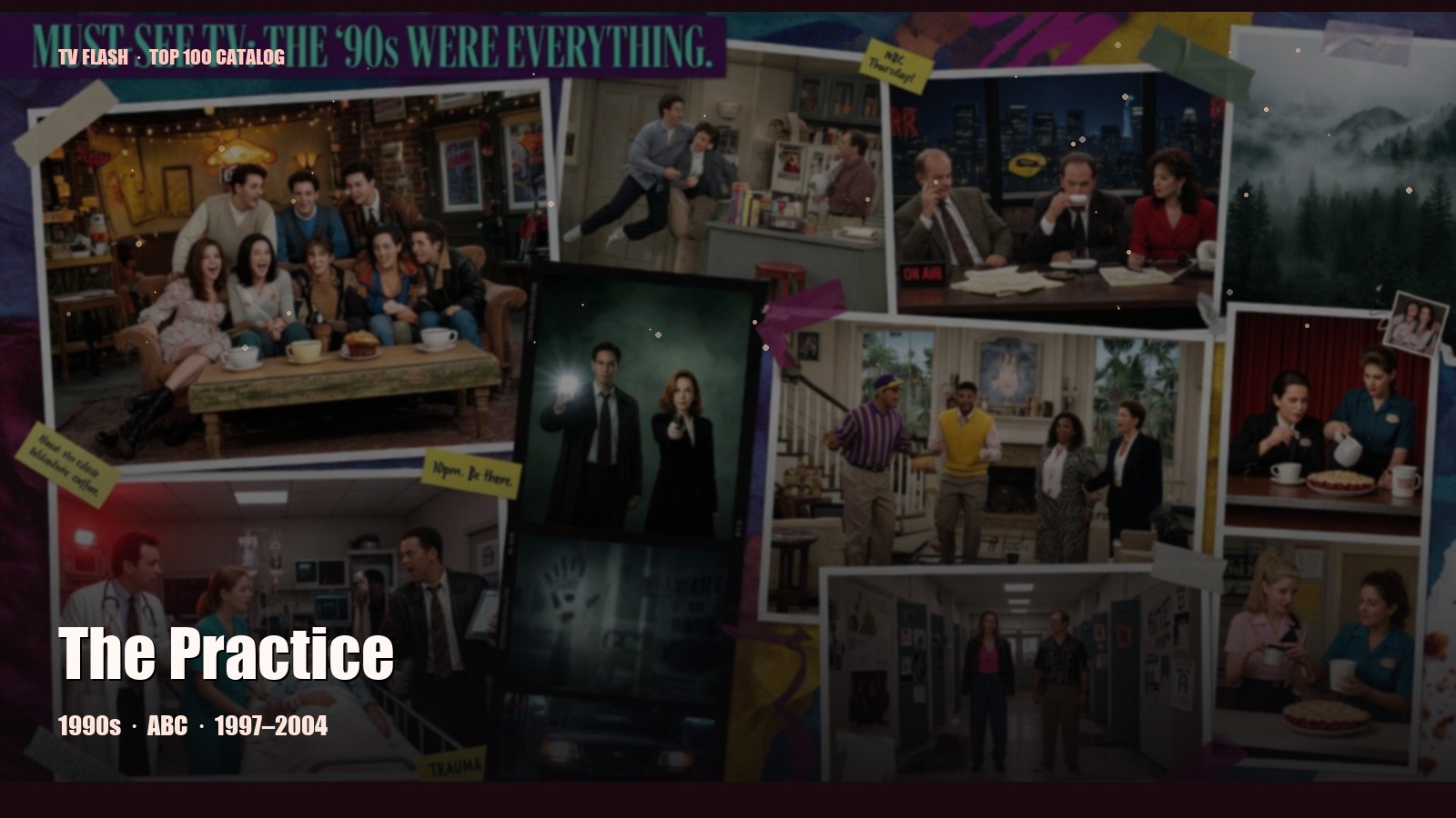 The Practice — editorial still collage for TV Flash