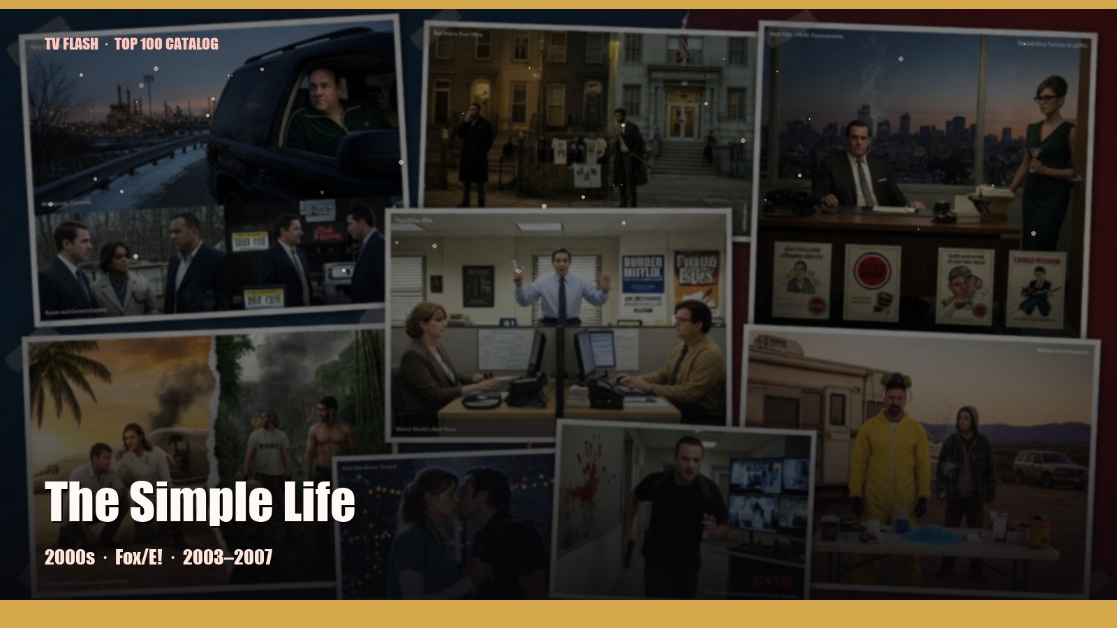 The Simple Life — editorial still collage for TV Flash