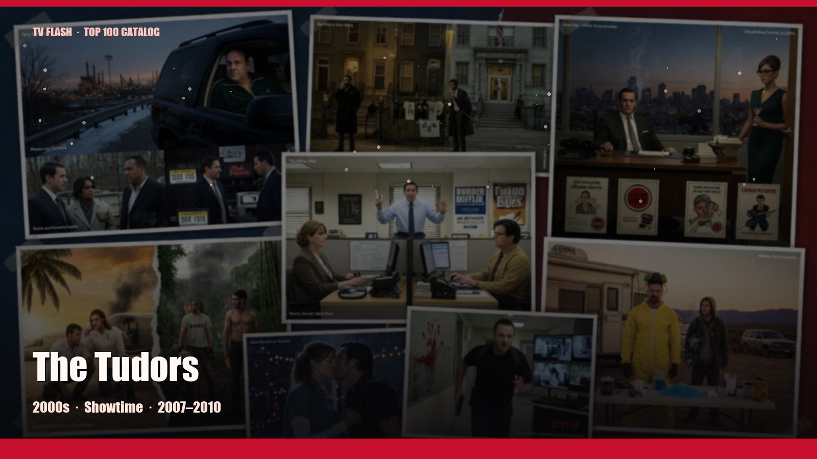 The Tudors — editorial still collage for TV Flash